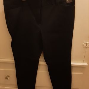Black slim fit pants
